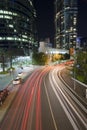 Brisbane city traffic by night