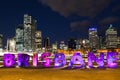 Brisbane city Royalty Free Stock Photo