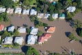 Brisbane Flood 2011 Aerial View Homes Under Water