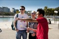 Brisbane Greeter helps tourist