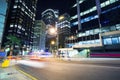 Brisbane night city traffic