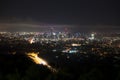 Brisbane at night from Mount Coot Tha