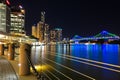 Brisbane night skyline