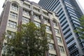 The exterior facade of an historical building Brisbane Australia