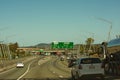 Brisbane, Queensland, Australia - September 15, 2018: Driving from Brisbane to the Gold Coast.