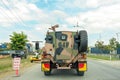 Armored Military Troop Carrier Vehicle