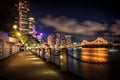 Brisbane River Storey Bridge at Night