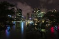 Brisbane river at night