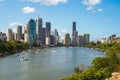 Brisbane skyline, capital of Queensland, Australia in daytime Royalty Free Stock Photo