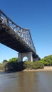 Brisbane - A view of Storey Bridge taken from a city hopper free ferry, Brisbane Qld Australia