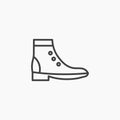 Brisk boots icon vector Royalty Free Stock Photo