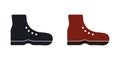 Brisk boots icon vector Royalty Free Stock Photo