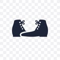 brisk boots transparent icon. brisk boots symbol design from Clothes collection.