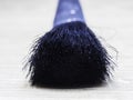 Bristles black macro brush for cleaning