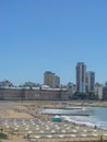 Bristol Beach, Mar del Plata, Buenos Aires Royalty Free Stock Photo