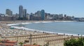 Bristol Beach, Mar del Plata, Buenos Aires Royalty Free Stock Photo