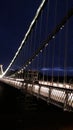 Bristol bridge nightime lights city