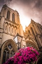 Bristol Cathedral detail Royalty Free Stock Photo