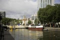 Bristol city waterfront and harbour Royalty Free Stock Photo