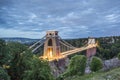 Bristol, Clifton Suspension Bridge Royalty Free Stock Photo