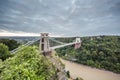 Bristol, Clifton Suspension Bridge Royalty Free Stock Photo