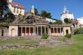 The Bristol Colonnade, Portmeirion Village, North Wales Royalty Free Stock Photo