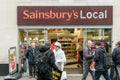 Entrance To Sainsburys Local Shop