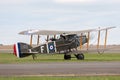 Bristol F.2 Fighter replica British two-seat biplane fighter and reconnaissance aircraft of the First World War flying in format
