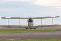 Bristol F.2 Fighter replica British two-seat biplane fighter and reconnaissance aircraft of the First World War flying in format