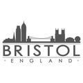 Bristol Silhouette Design City Vector Art