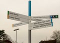 Bristol Southmead Hospital Direction Sign Brunel Quarter B