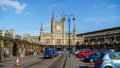 Bristol Temple Meads raiway and bus station, designed by the British engineer Isambard Kingdom Brunel, October 15, 2017