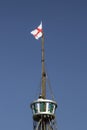 Bunting on the SS Great Britain is a museum ship and former passenger steamship Royalty Free Stock Photo