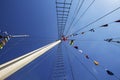 Bunting on the SS Great Britain is a museum ship Royalty Free Stock Photo