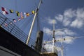 SS Great Britain is a museum ship and former passenger steamship, completed 1845 Royalty Free Stock Photo