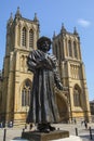 Raja Rammohun Roy Statue and Bristol Cathedral