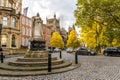 Bristol , UK - October 28, 2023: Bristol Cathedral on College Green in Bristol Royalty Free Stock Photo