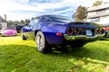 Bristol , UK - October 8, 2023: A 1970 Chevrolet Camaro RS Z28 Vintage Retro Blue Car Royalty Free Stock Photo