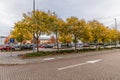 Bristol , UK - October 24, 2023: Cribbs Causeway Mall Parking during autumn fall