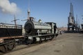 Bristol, UK, 23rd February 2019, Portbury steam loco of the Bristol Harbour Railway on Wapping Wharf at M Shed museum Royalty Free Stock Photo