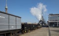 Bristol, UK, 23rd February 2019, Portbury steam loco of the Bristol Harbour Railway on Wapping Wharf at M Shed museum Royalty Free Stock Photo