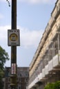 Neighbourhood Watch sign on a city lamp post Royalty Free Stock Photo