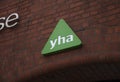 Bristol, United Kingdom, February 23rd 2019, YHA Youth Hostel Association Sign