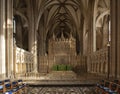 Bristol, United Kingdom, February 2019, View of the altar in Bristol Cathedral Royalty Free Stock Photo