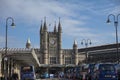 Bristol, United Kingdom, 21st February 2019, Entrance for Bristol Temple Meads Station Royalty Free Stock Photo