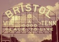 Bristol Virginia-Tennessee sign on State Street