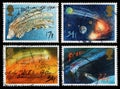 Britain Halleys Comet Postage Stamps