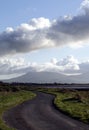 Britain, north Wales. Brooding autumn skies after a storm.