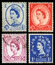 Britain Postage Stamps Royalty Free Stock Photo