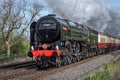 Britannia steam locomotive Royalty Free Stock Photo